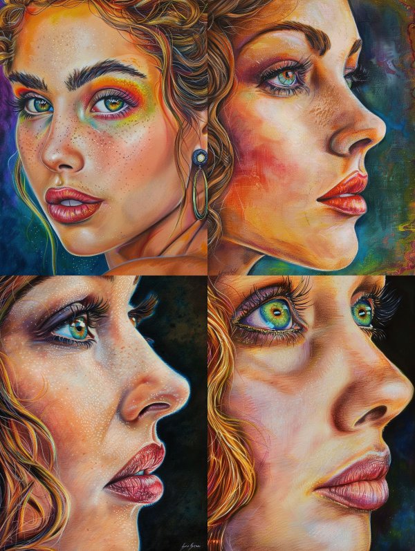 Prismatic Dream Portrait