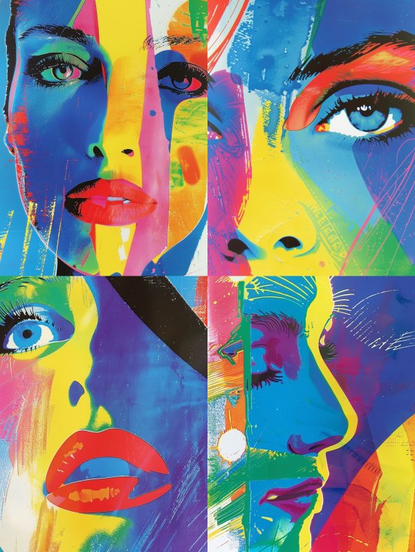 Neon Pop Art Portraiture