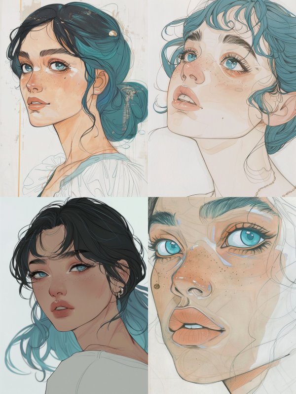 Azure Dream Sketch