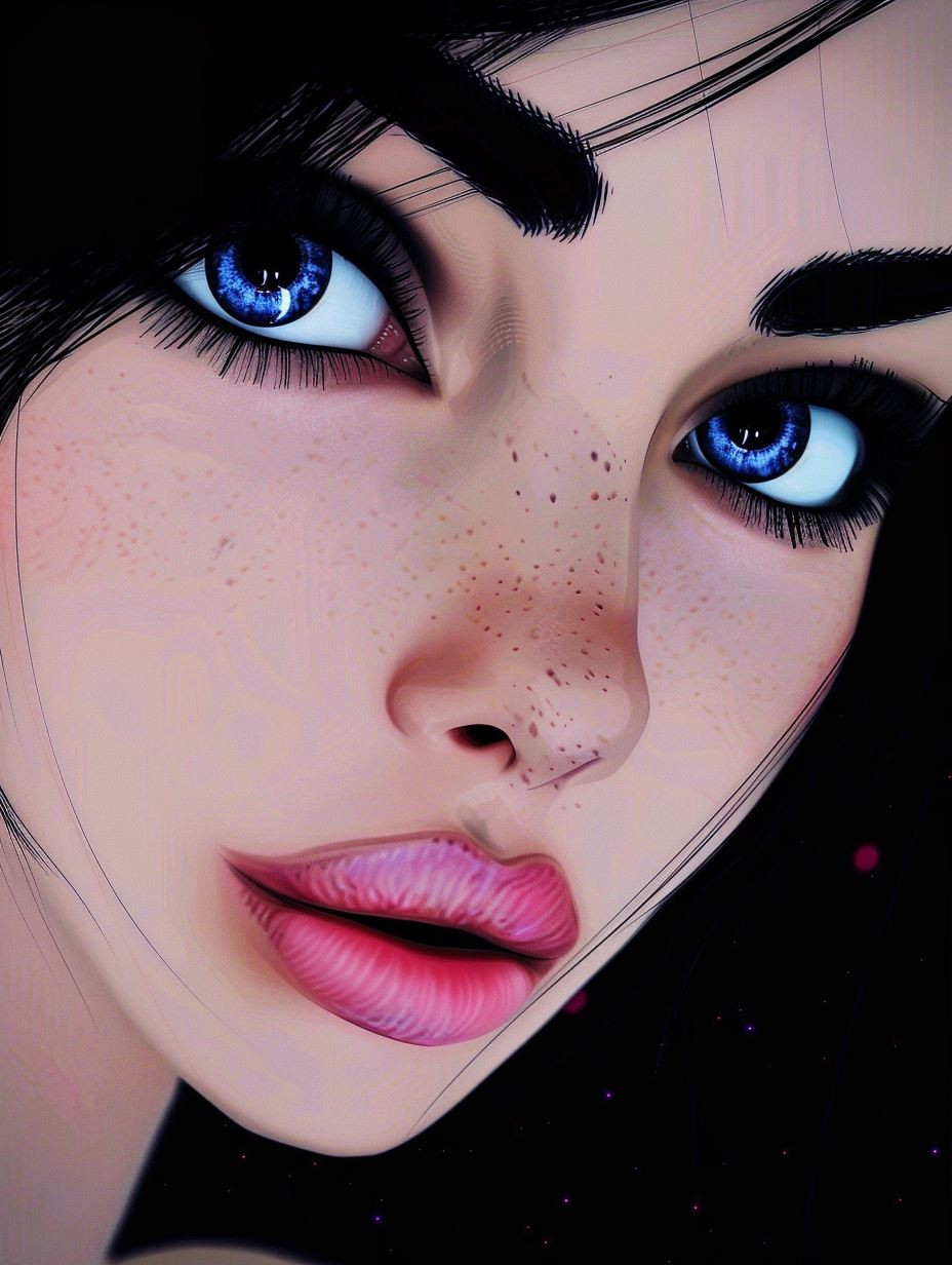 Hyper-Realistic Ethereal Digital Portrait