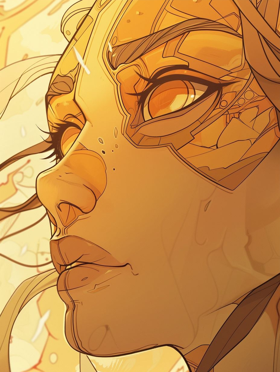 Amber Ink Gaze