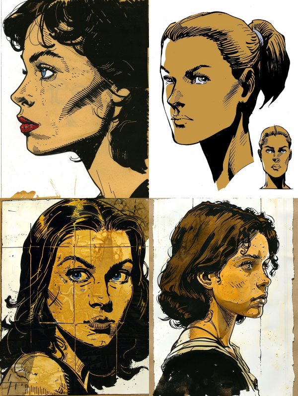 Vintage Comic Noir