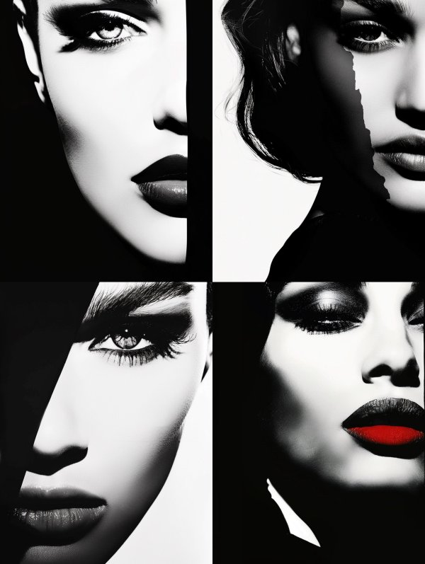 Dramatic High Contrast Noir Portraits