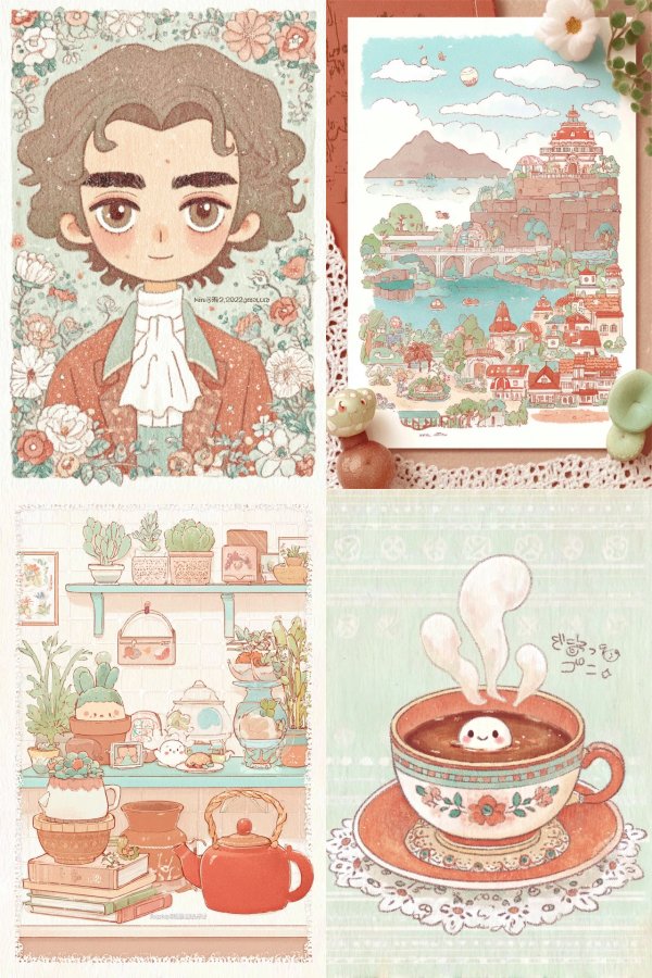 Floral Vintage Charm