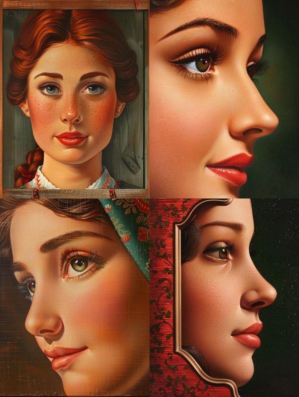 Vintage Romantic Portraiture Style