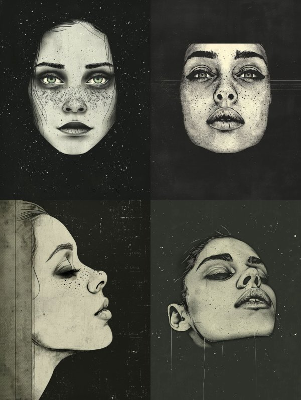 Haunting Monochrome Ethereal Portraits