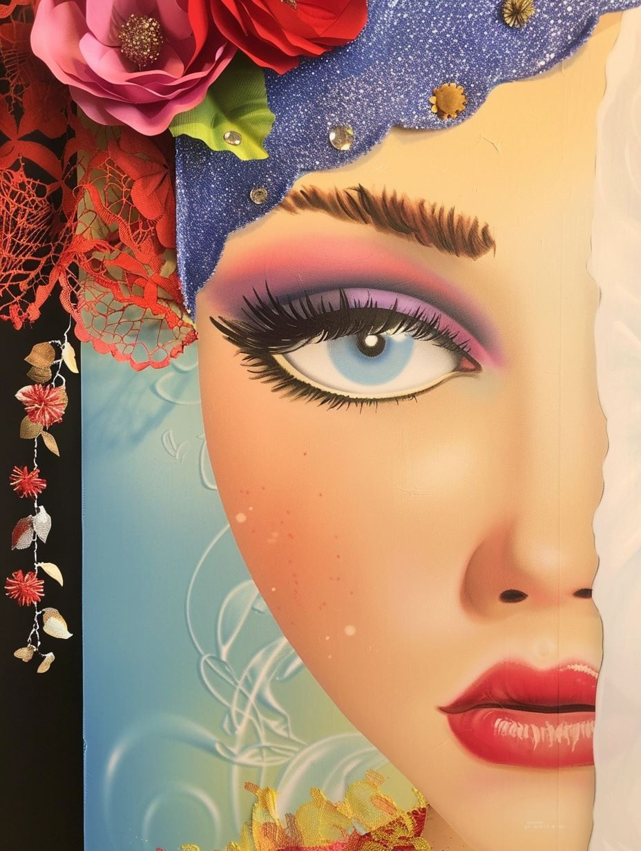 Ethereal Mixed Media Portrait