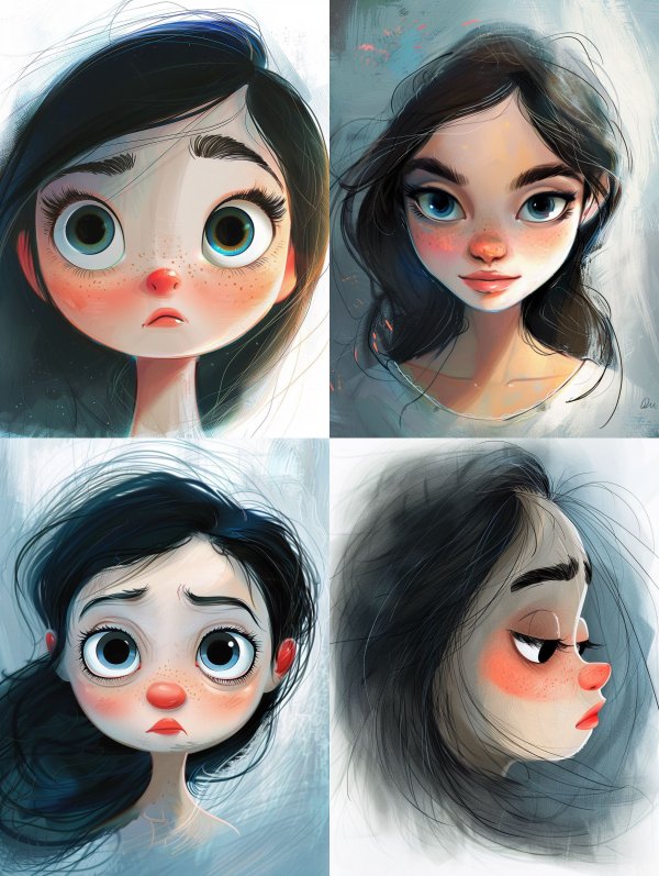 Whimsical Innocent Gaze