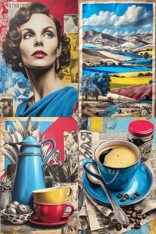 Vintage Collage Elegance