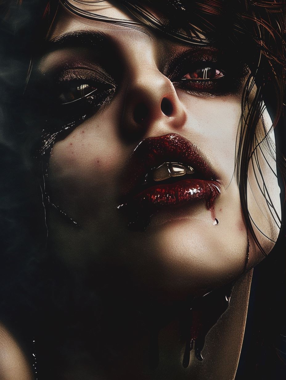 Dark Cinematic Gothic Portrait