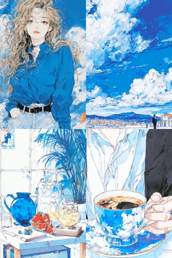 Azure Dream Portrait