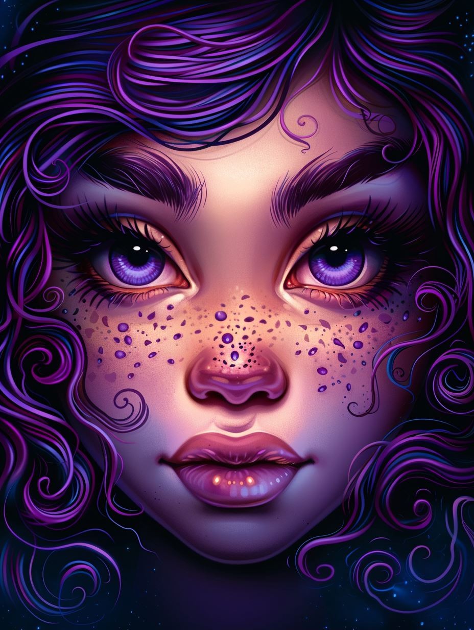 Cosmic Violet Dream - Image 1