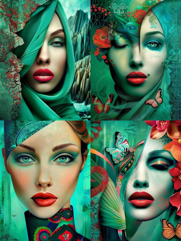 Emerald Veil Mystique