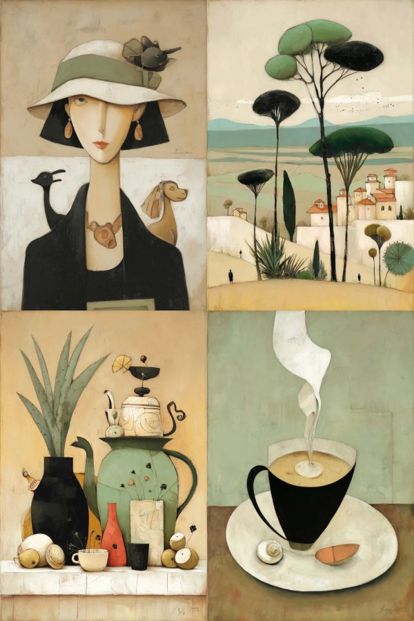 Elegant Surrealist Muse