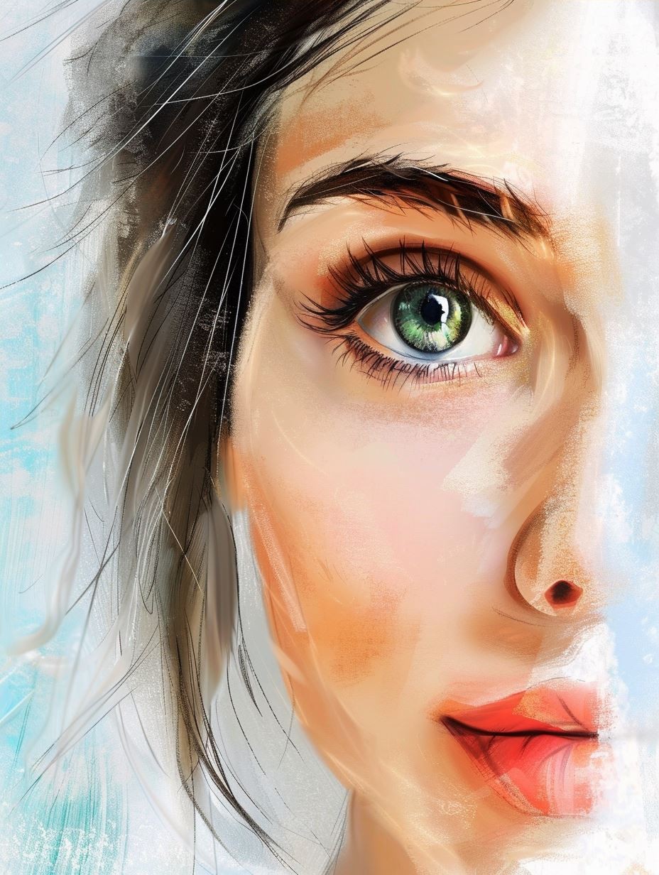 Ethereal Digital Sketch