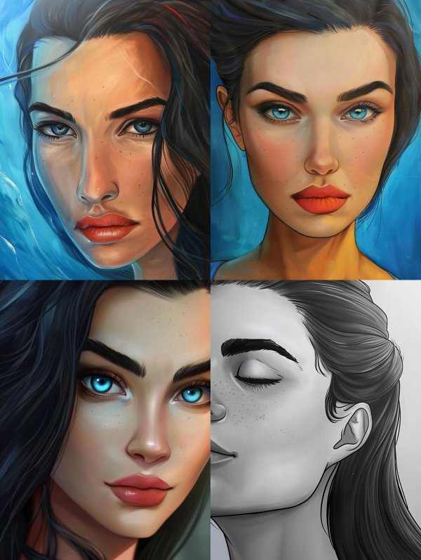 Azure Ethereal Gaze