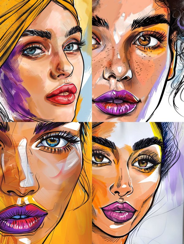 Vibrant Urban Portrait