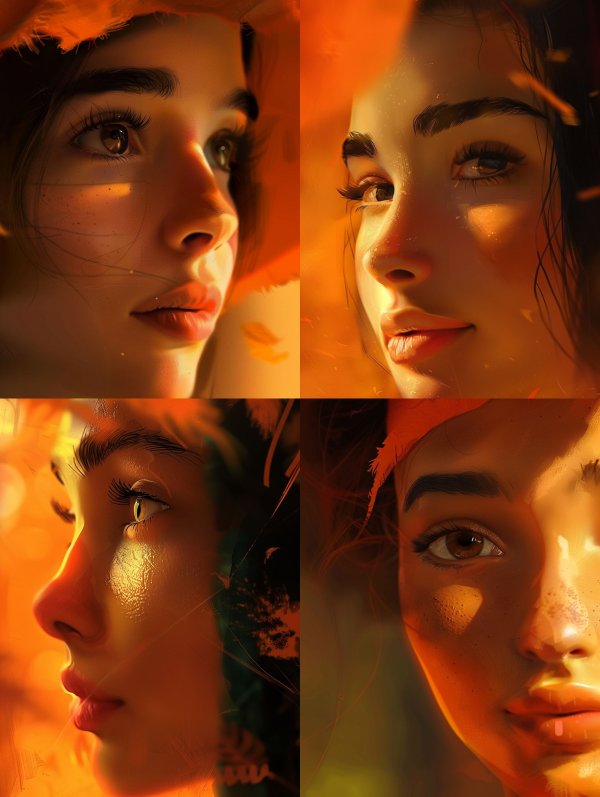 Golden Hour Ethereal Portrait