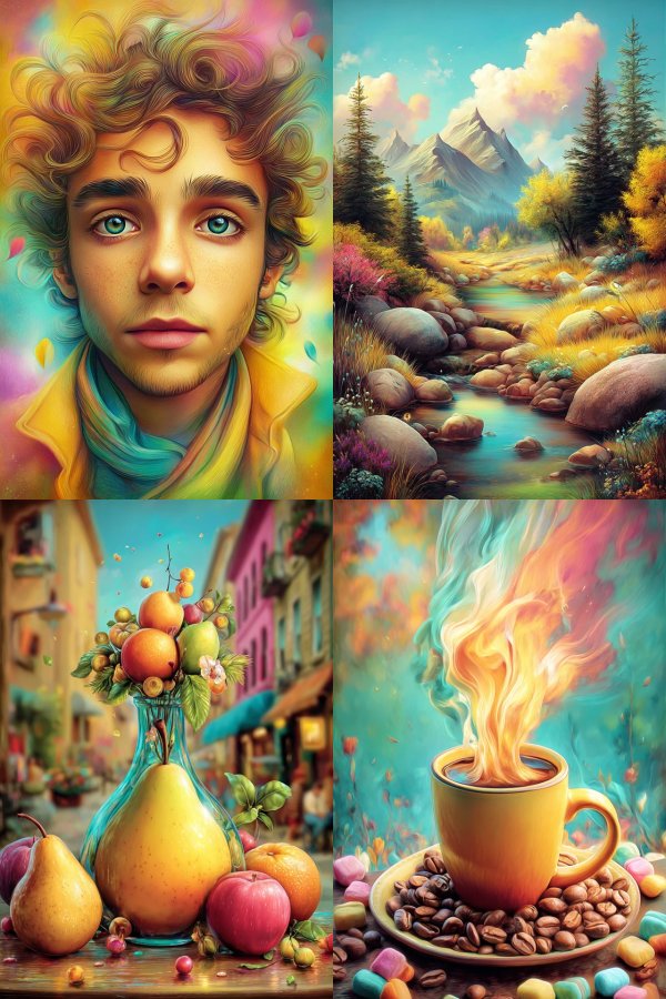 Prismatic Dream Portrait
