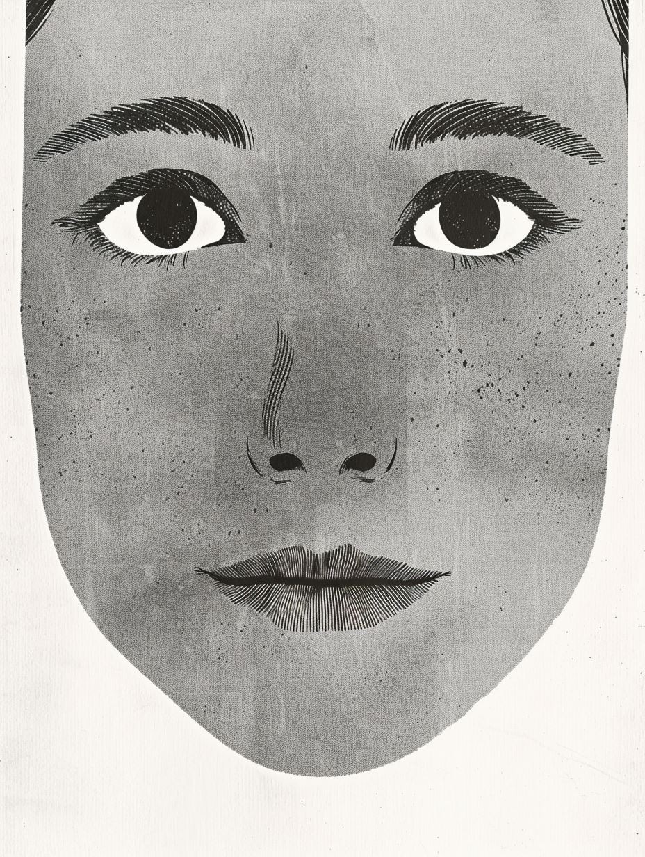 Ink Velvet Portrait