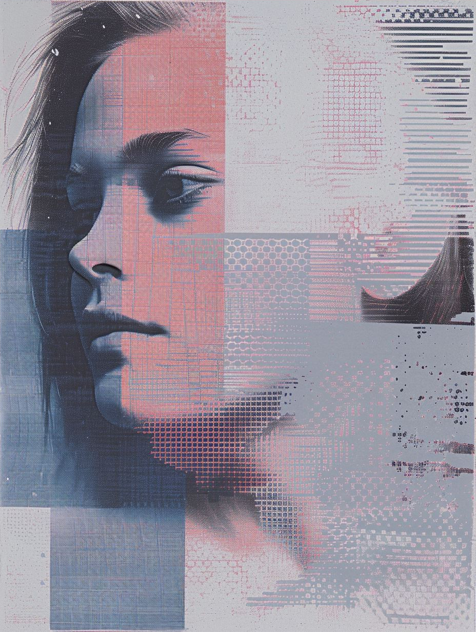 Glitch Art Digital Portraiture