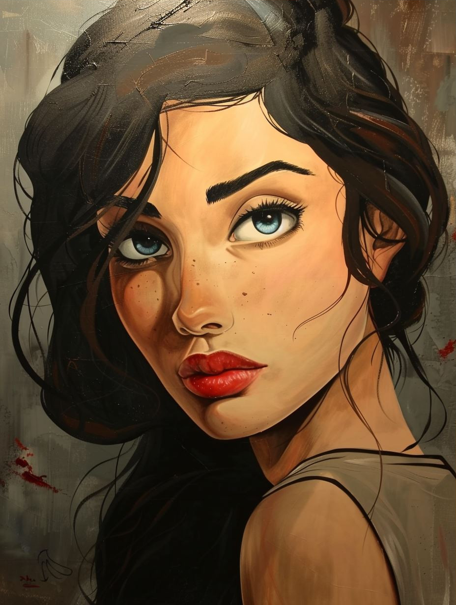 Floral Duality Portrait
