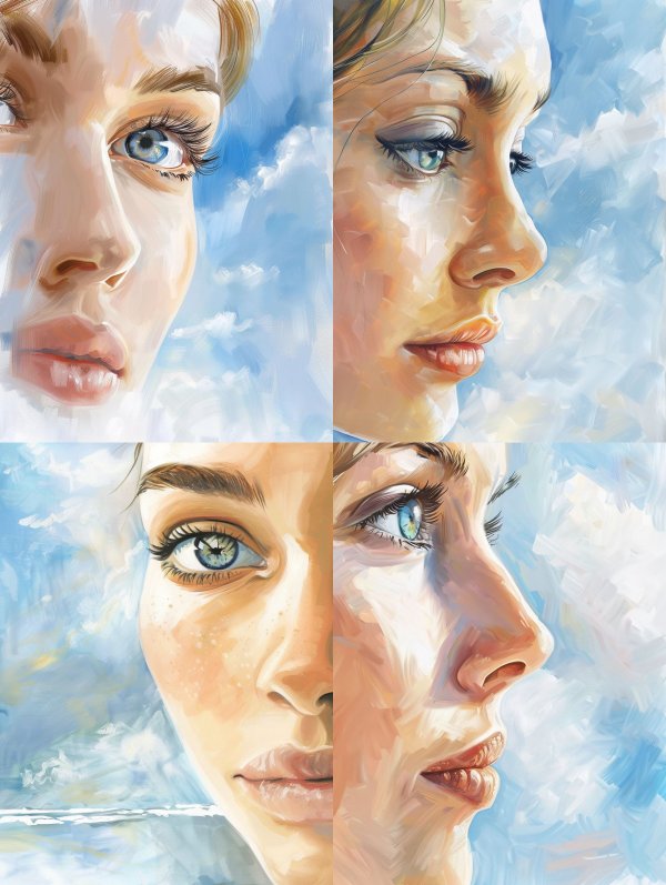 Azure Dream Portrait