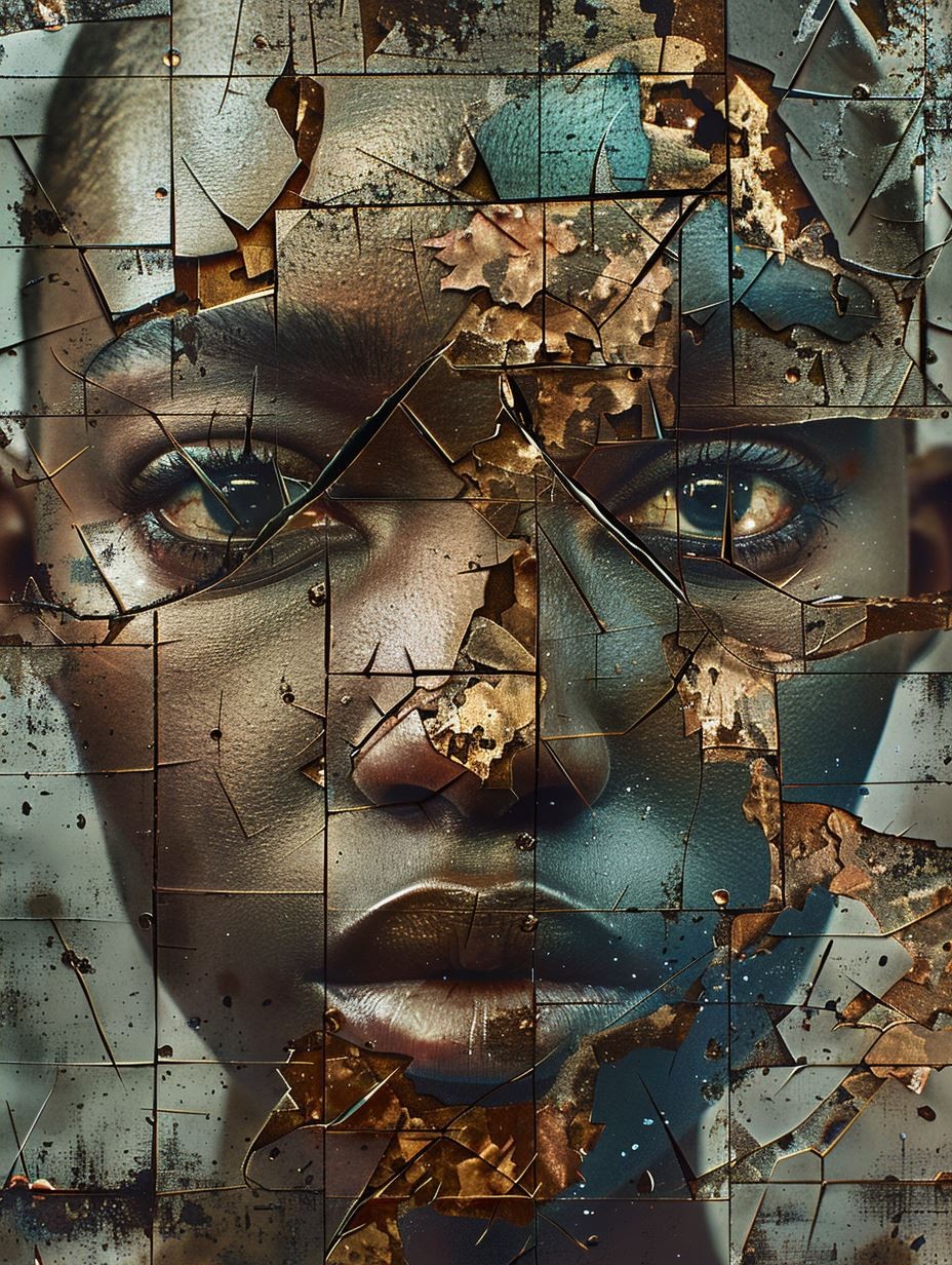 Fractured Golden Gaze - Image 4