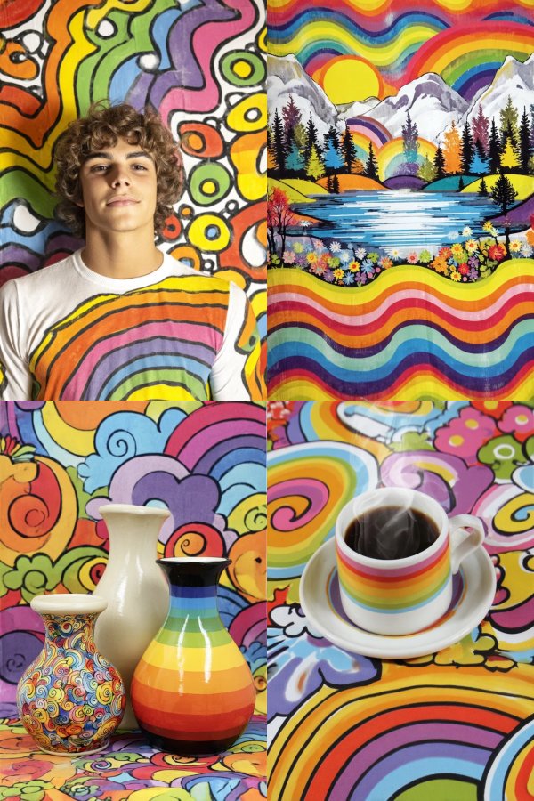 Psychedelic Prism Portrait