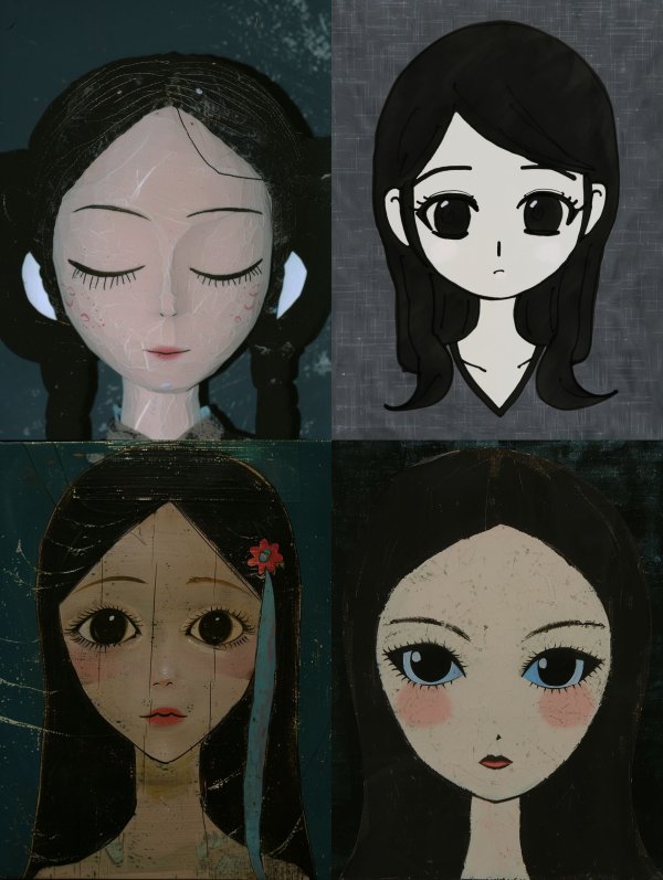 Ethereal Anime Portrait Studies