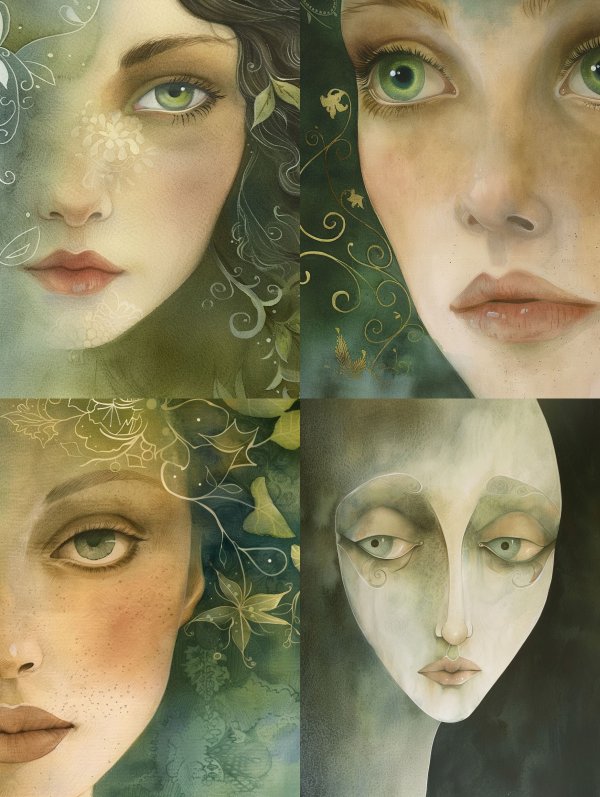 Ethereal Whispers of Feminine Grace
