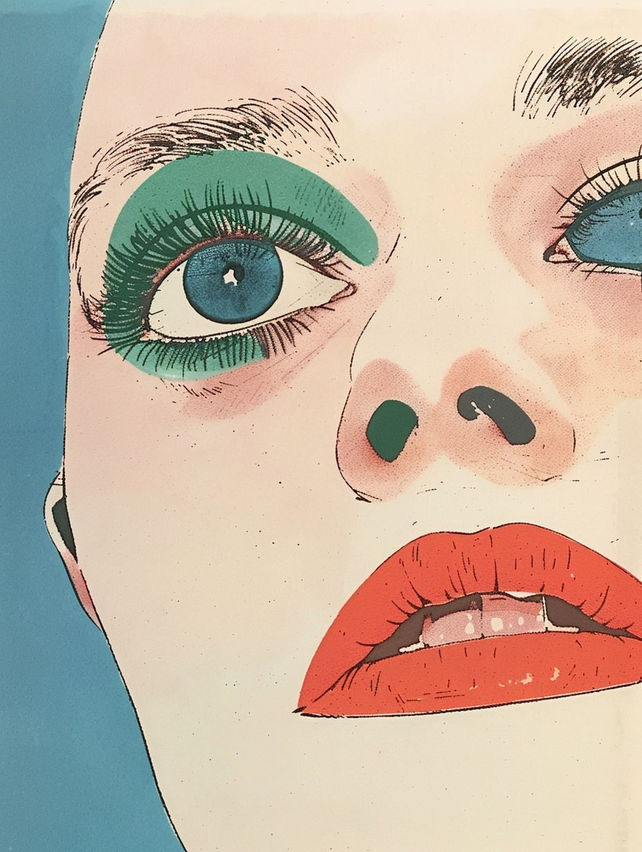 Abstract Pop Art Portraiture