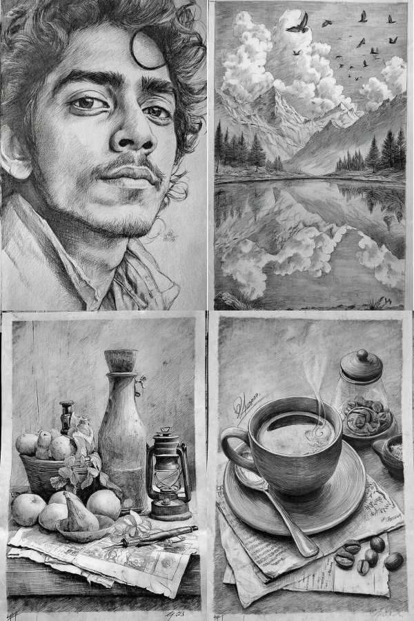Charcoal Soul Portrait