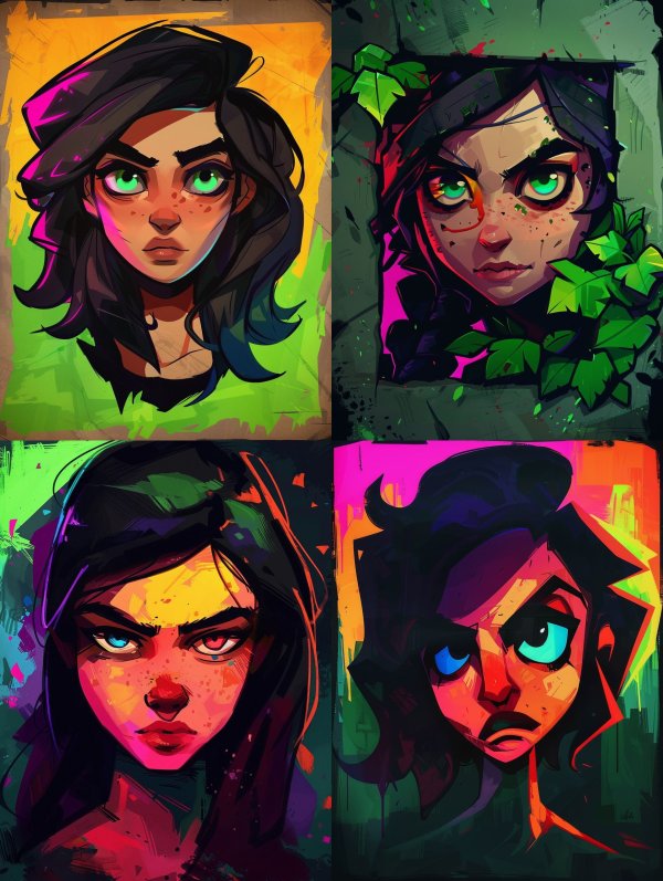 Neon Soul Portrait