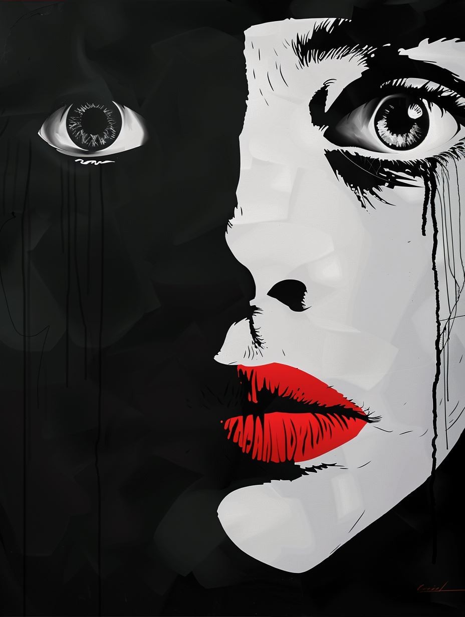 Crimson Gaze Noir - Image 4
