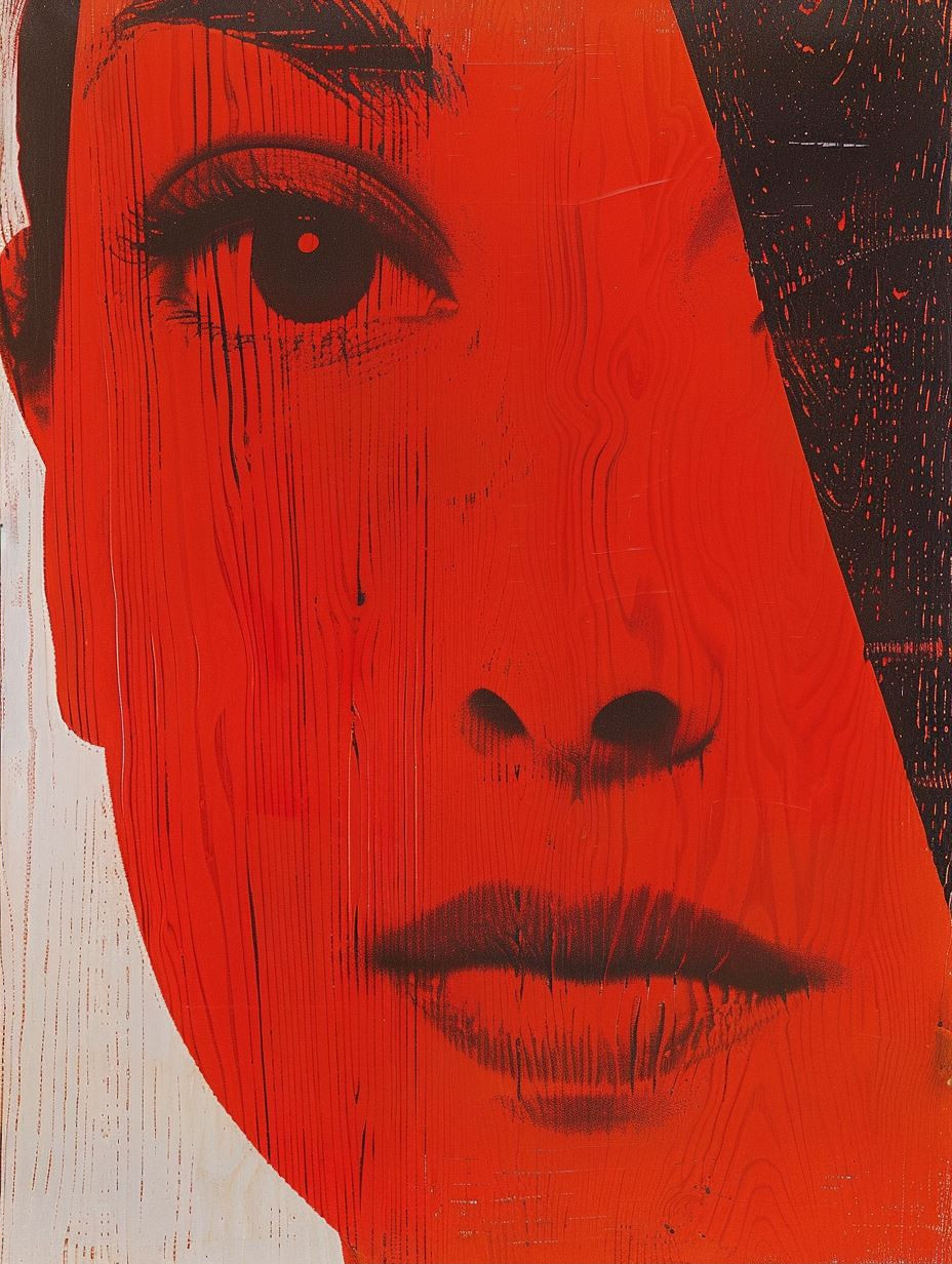 Abstract Linear Portrait Fusion
