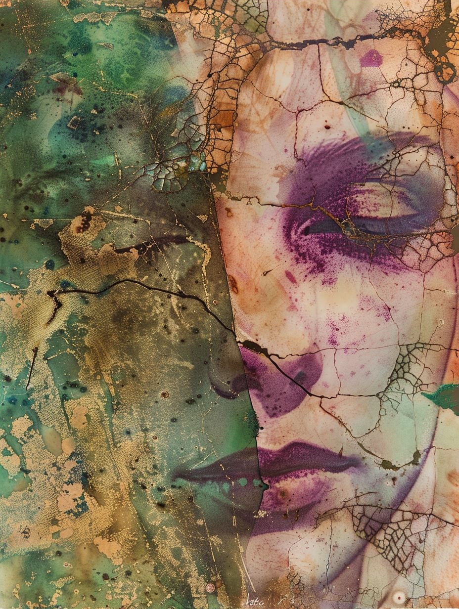 Fragmented Soul in Watercolor