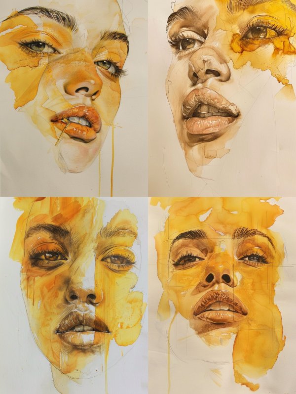 Golden Fragmented Muse
