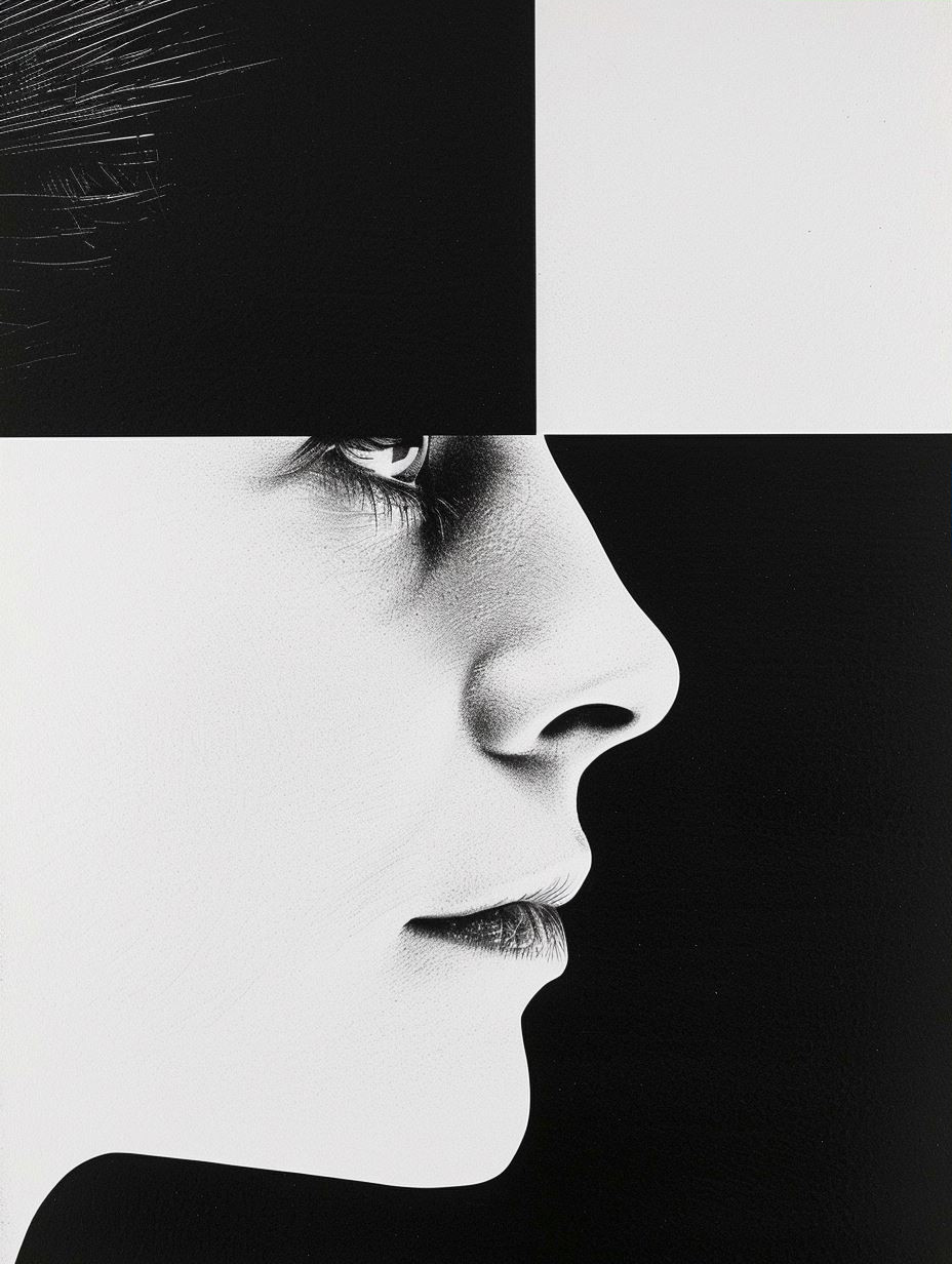 Fragmented Prism Portrait Study
