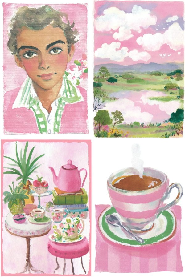 Blushing Pastel Portrait