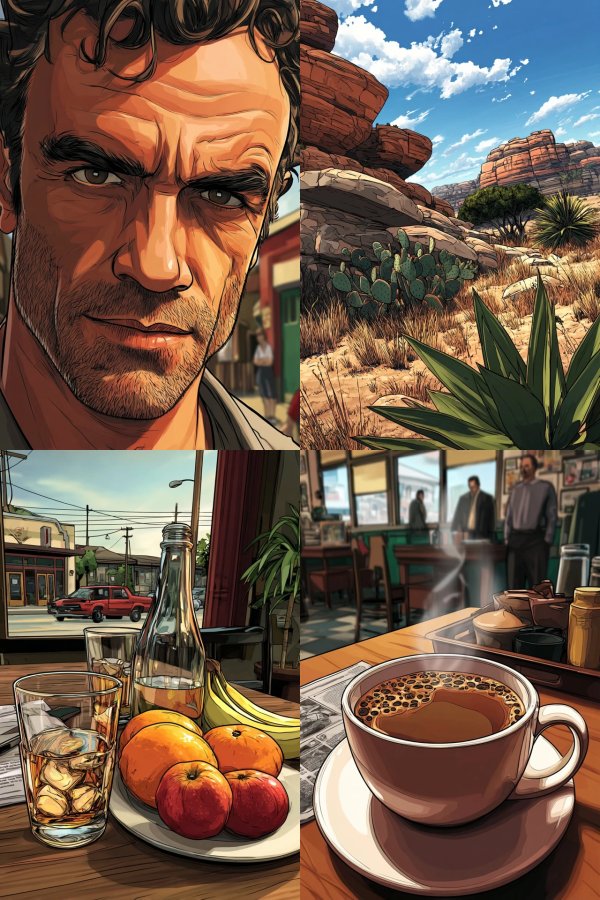 Rugged Graphic Novel Portrait