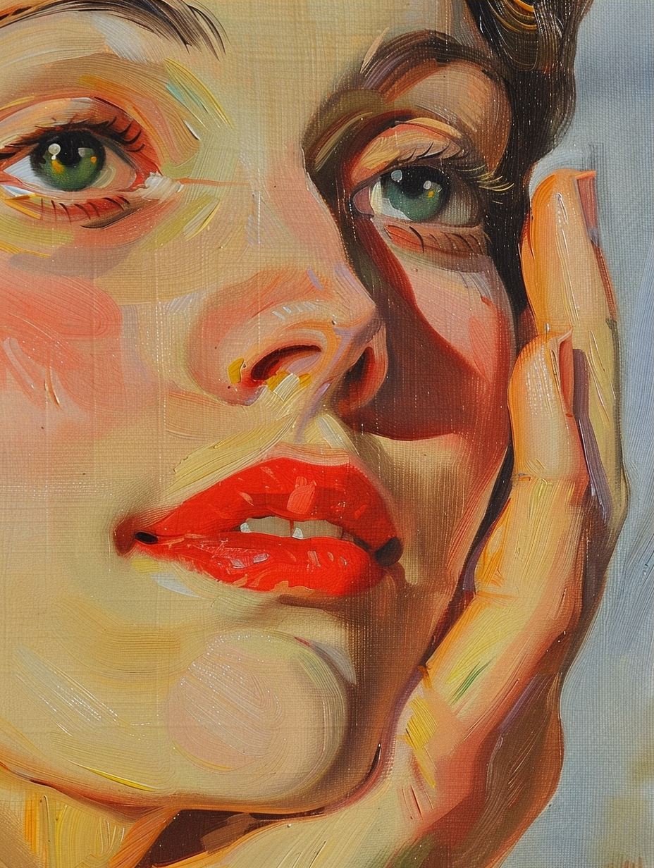 Sunlit Canvas Gaze