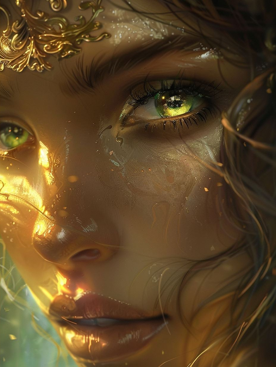 Golden Gaze Etherealism