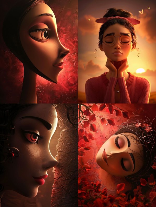 Crimson Ethereal Muse