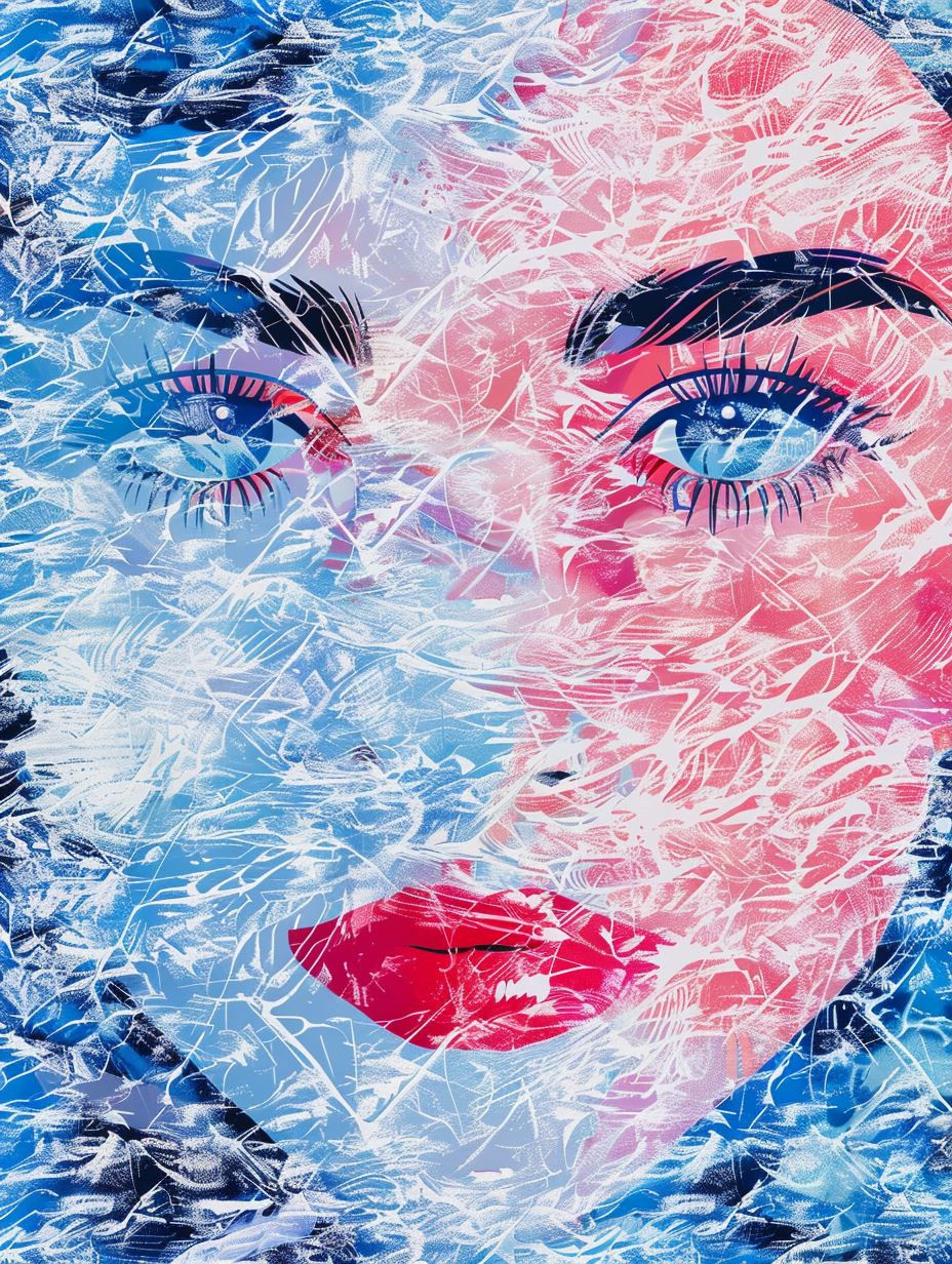 Fragmented Prism of Feminine Gaze