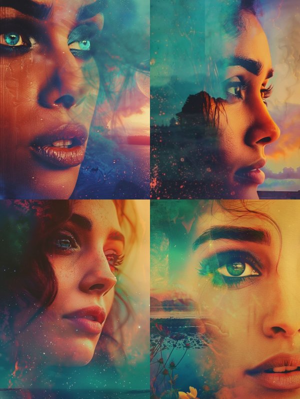 Celestial Dreamscape Portrait