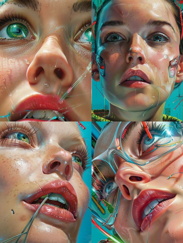 Hyper-Realistic Liquid Gaze