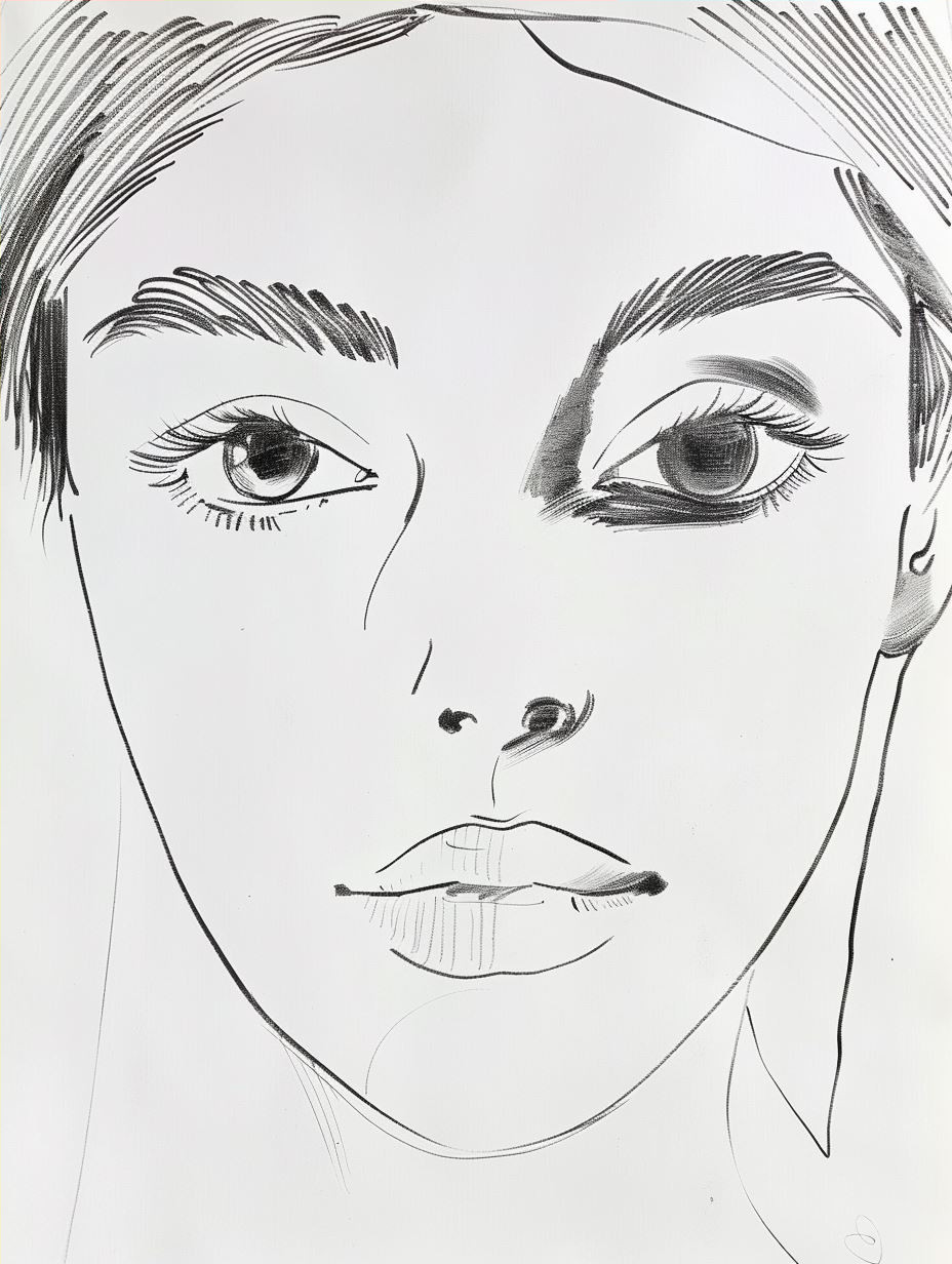 Vibrant Abstract Portrait Study