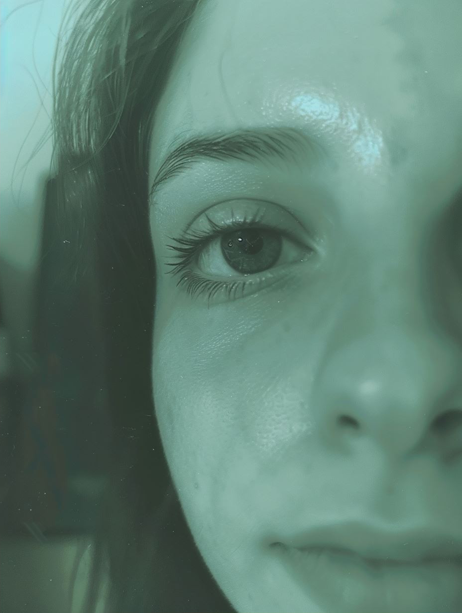 Hazy Nostalgic Film Portrait
