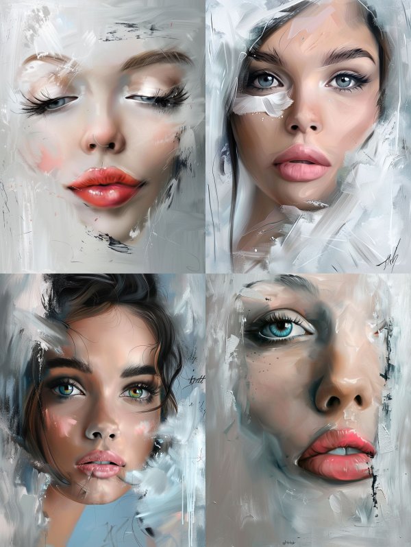 Ethereal Brushstroke Beauty